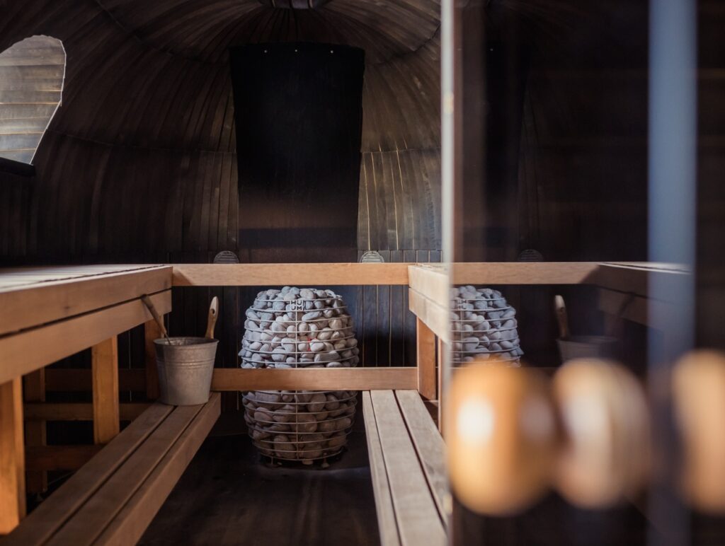 Eine moderne Sauna kann Entspannung bringen