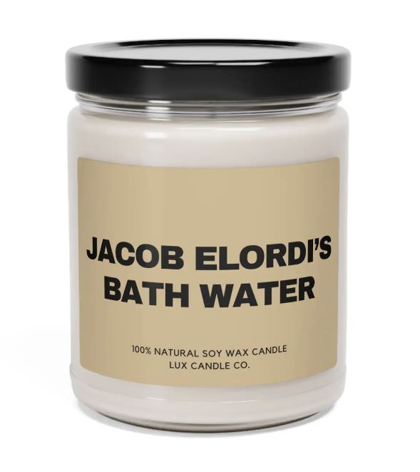 Jacob Elordis Bath Water "Saltburn"-Kerze von SideHustleVibes