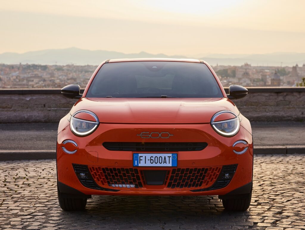 Das neue Automodell von Fiat frontal