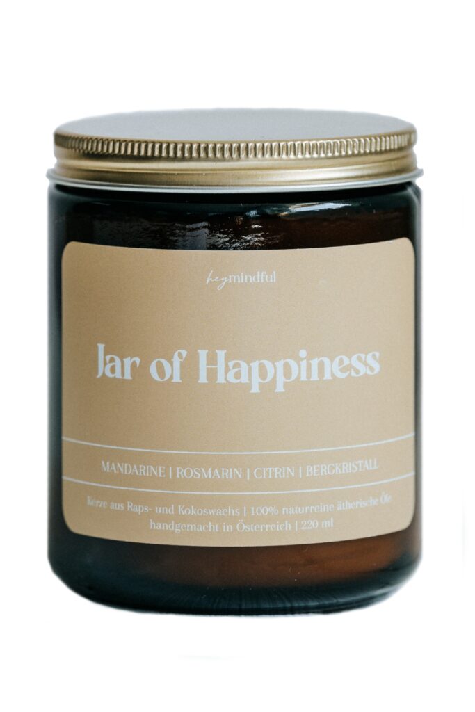 Jar of Happiness Kristallkerze von heymindful, um € 35,-