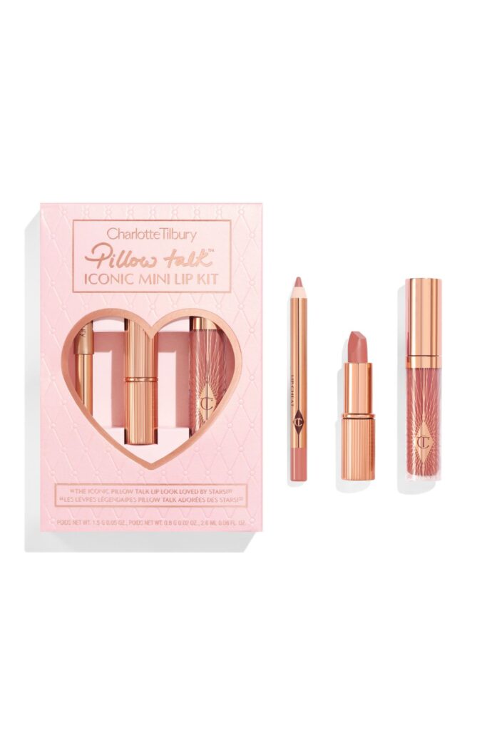 Geschenketipp für Skorpion Sternzeichen: Pillow Talk Iconic Mini Lip Kit von Charlotte Tilbury, bei Douglas um € 35,99