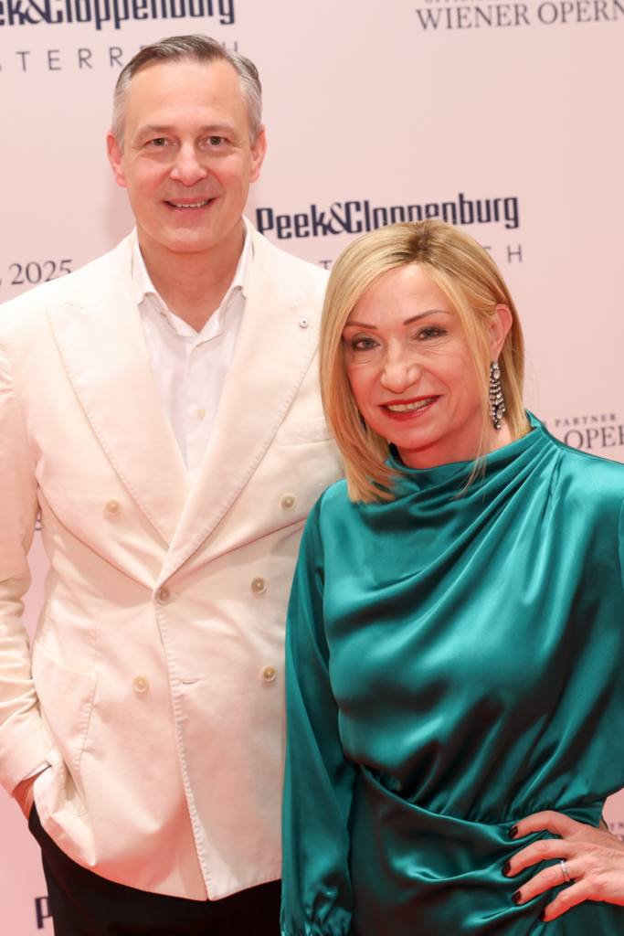 Peter Cserny (P&C) und Susanne Athanasiadis (Organisation Opernball) © Katharina Schiffl