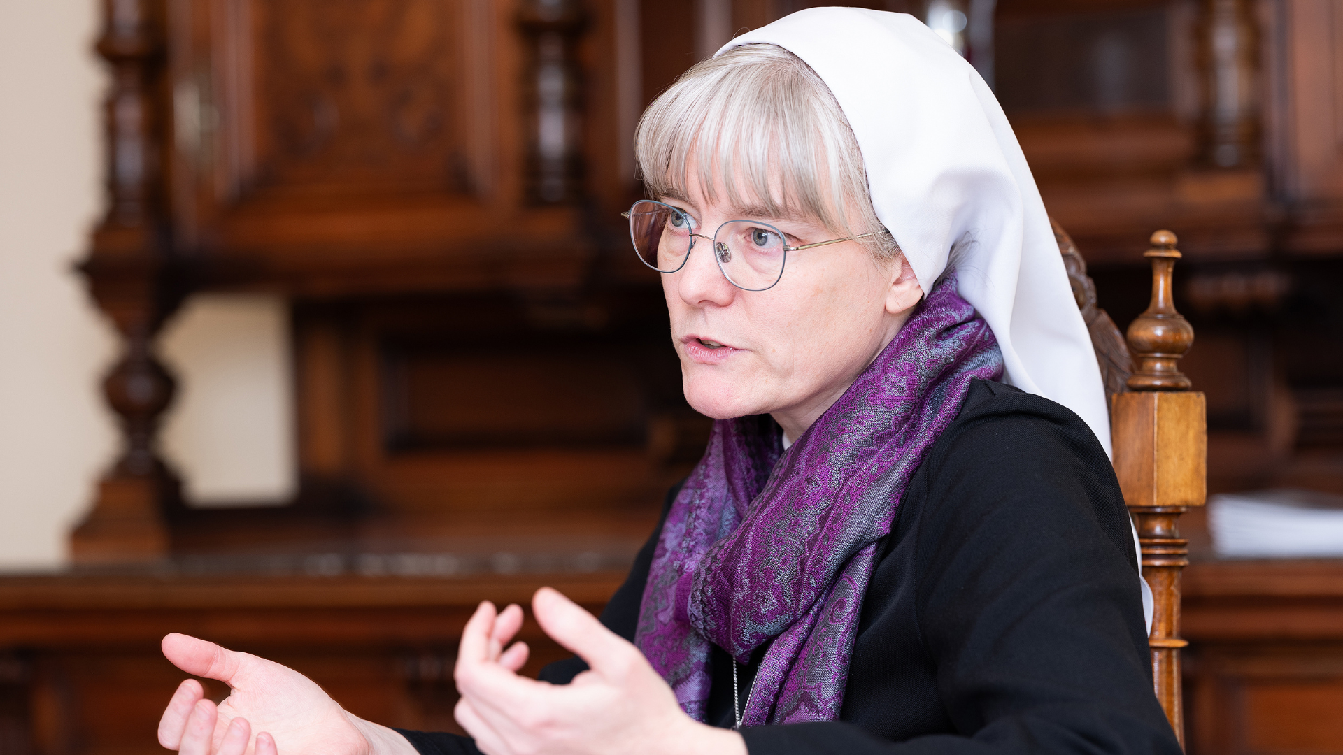 Barbara Flad im Gespräch