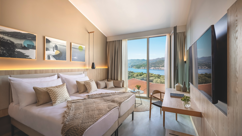 Das Valamar Tirena Hotel Beispielzimmer in Dubrovnik. © Valamar
