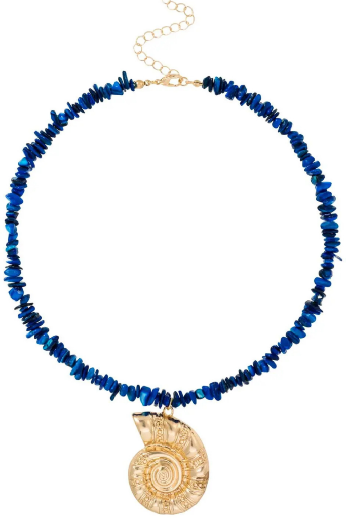 Kette Coastal Gold mit Muschelanhänger von Bijou Brigitte, um € 17,95