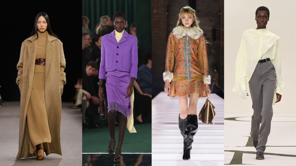 Laufsteg Looks von Max Mara, Gucci, Louis Vuitton, Calvin Klein