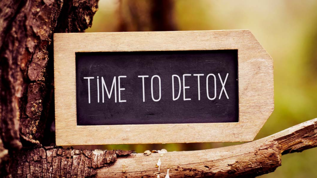 Time To Detox Schriftzug