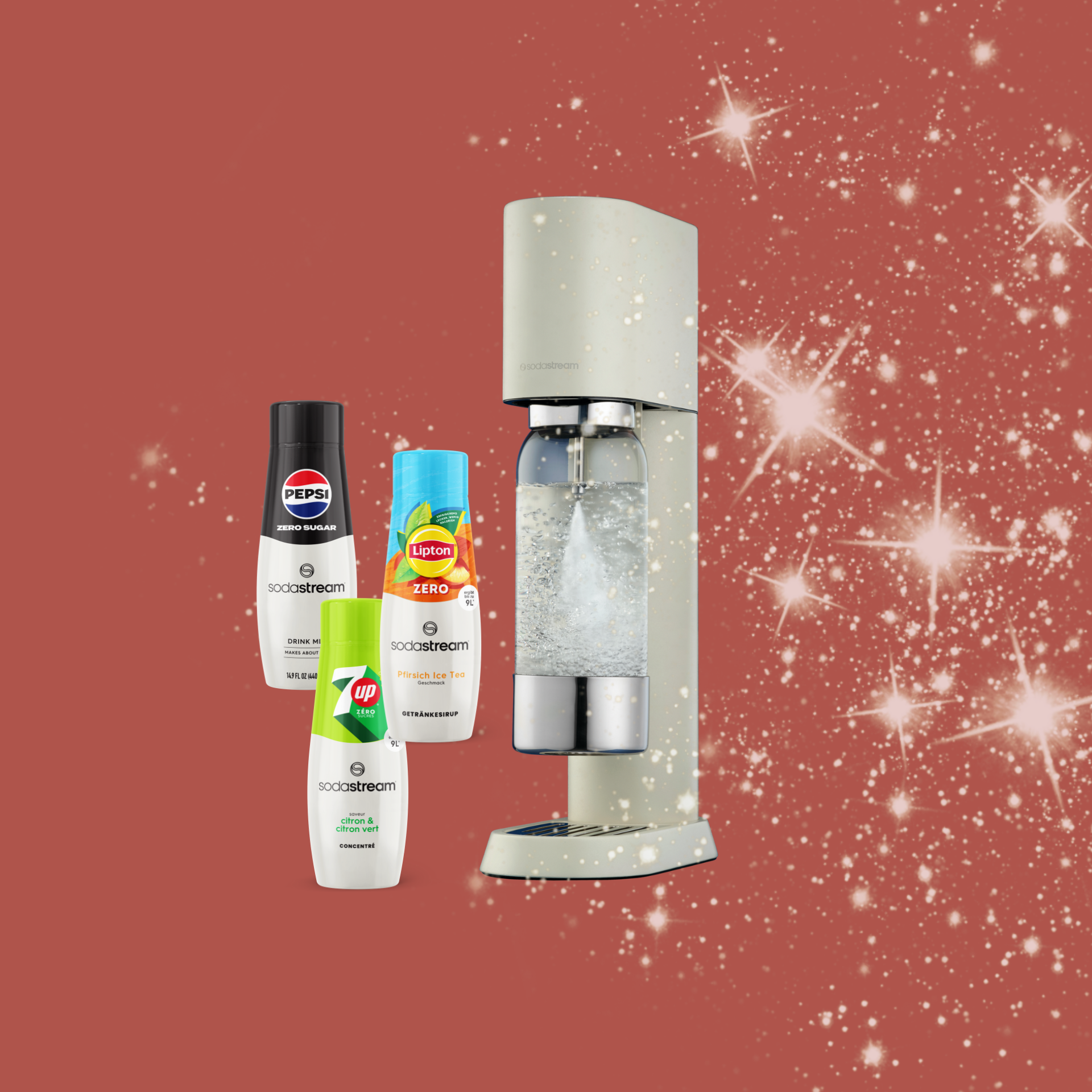 Adventkalender: Sodastream Sprudler und Sirup