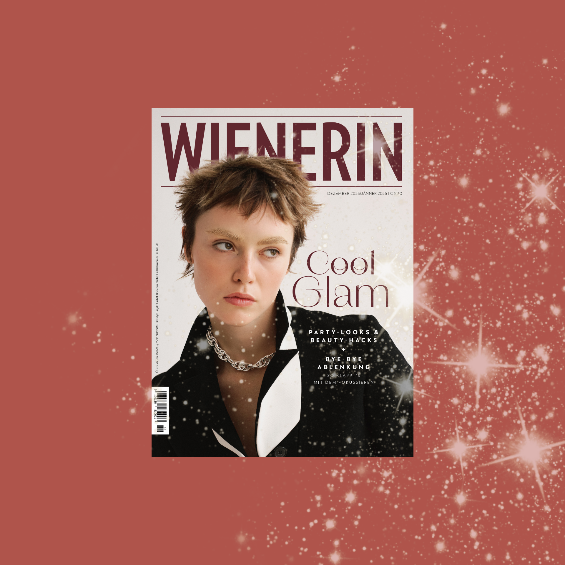 Adventkalender 2025 Tür 1: Cover der Dezember-WIENERIN