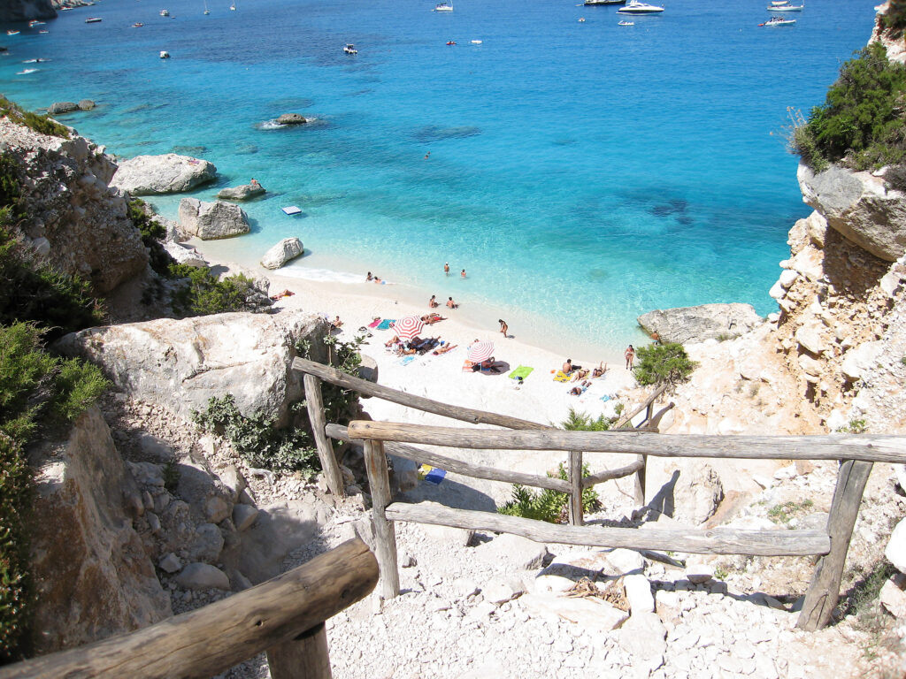 Der weiße Strand von Cala Goloritzé
