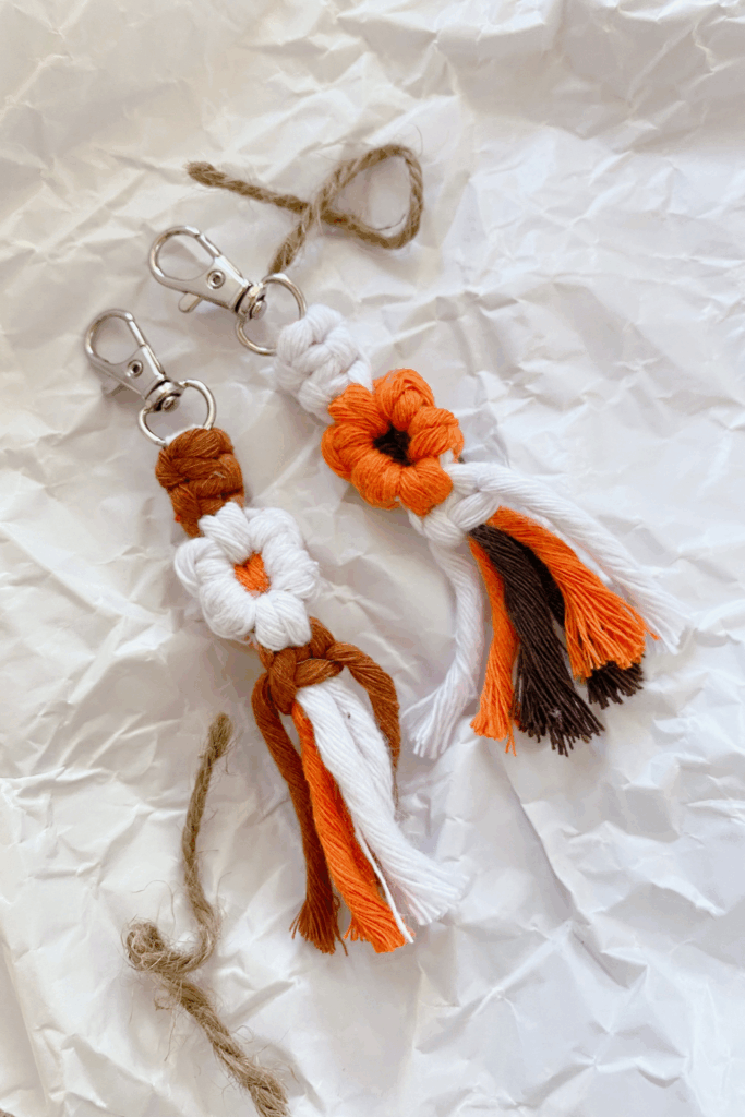 Macramee-Schlüsselanhänger