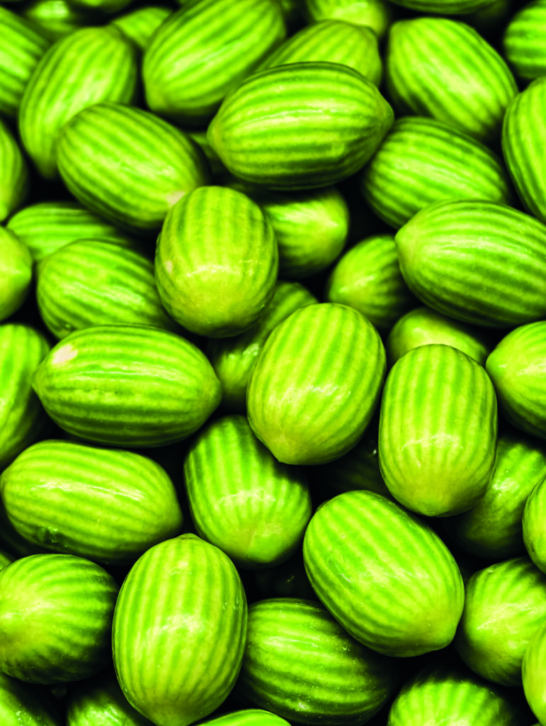 Grüne Wassermelonen Bonbons