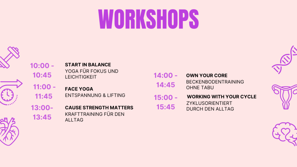 Workshops Female Health Summit 2026