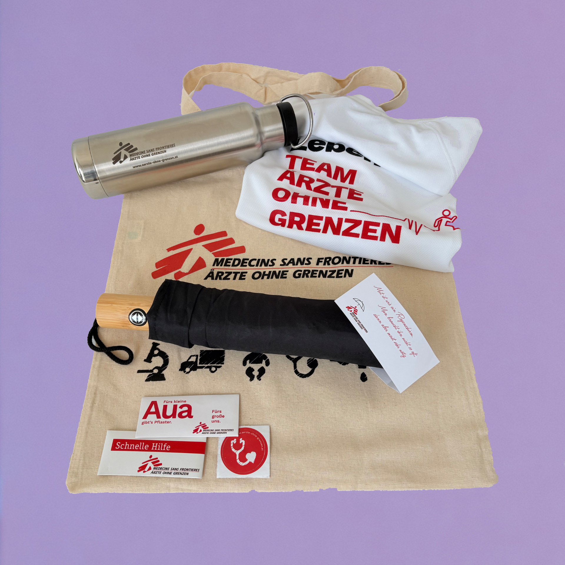 Goodie Bag von Ärzte ohne Grenzen