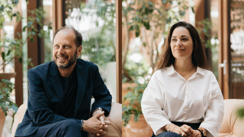Porträt Fabrice Pellegrin und Marie Salamagne