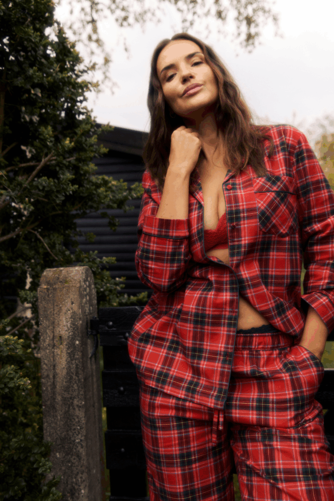 LUNA-Set in der Farbe Red Carol Check, um € 89,95 © PALMERS